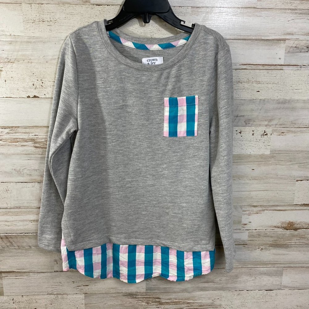 Crown & Ivy Girls Sweatshirt Size Small